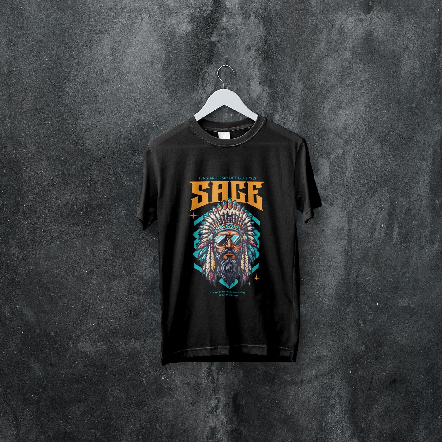 SAGE Oversized T-Shirt for Men – Urban Wisdom Edition