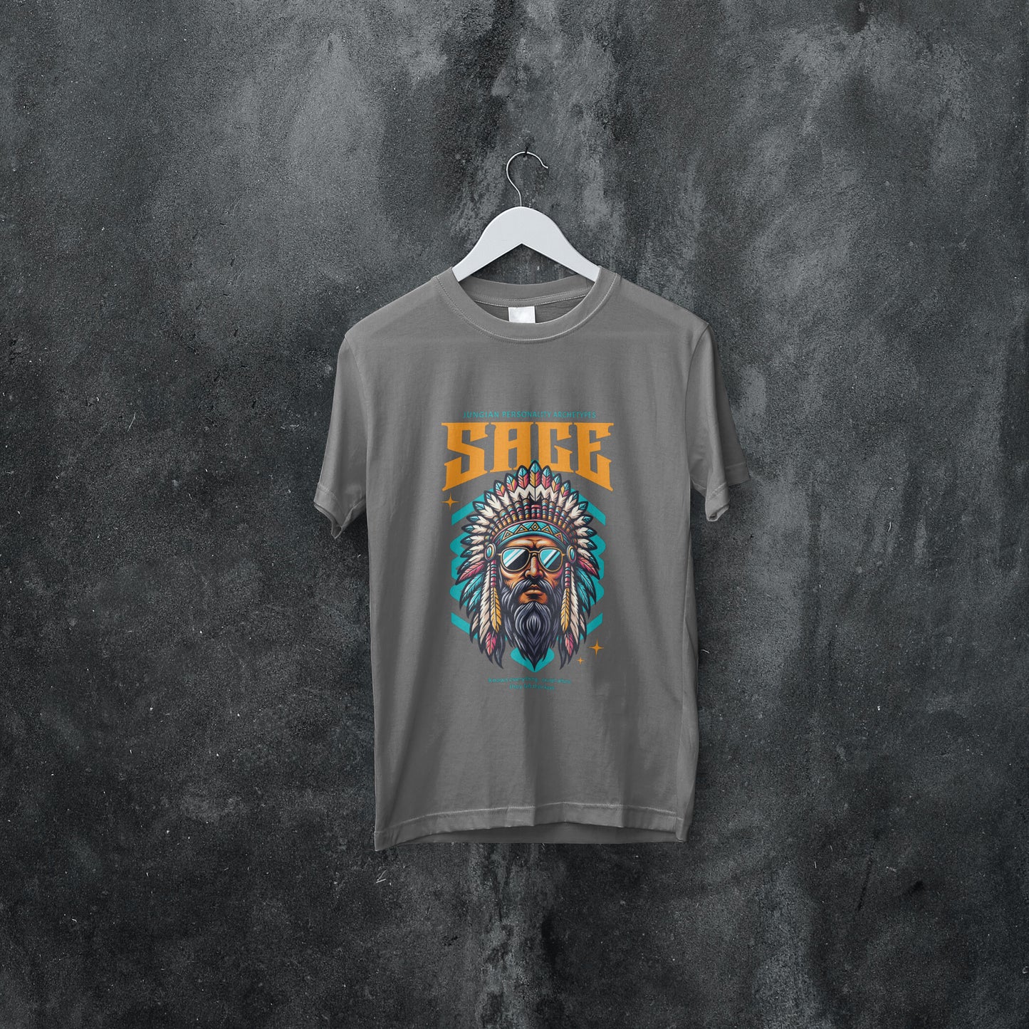 SAGE Oversized T-Shirt for Men – Urban Wisdom Edition